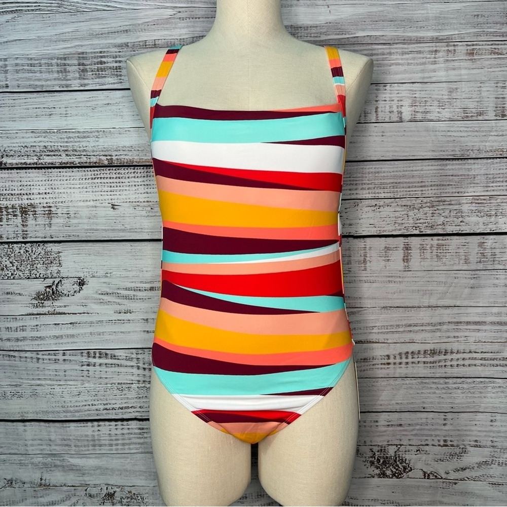 Body Glove XL Standard Electra One Piece Swimsuit Strappy Back Detail NEW